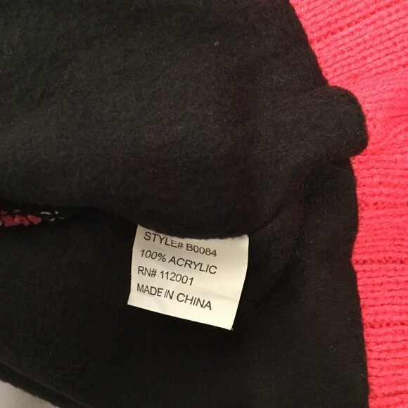 3M Thinsulate Cali Beanie Unisex Stretchy Ribbed Knit in Hot Pink Snowboard Ski - Picture 3 of 4